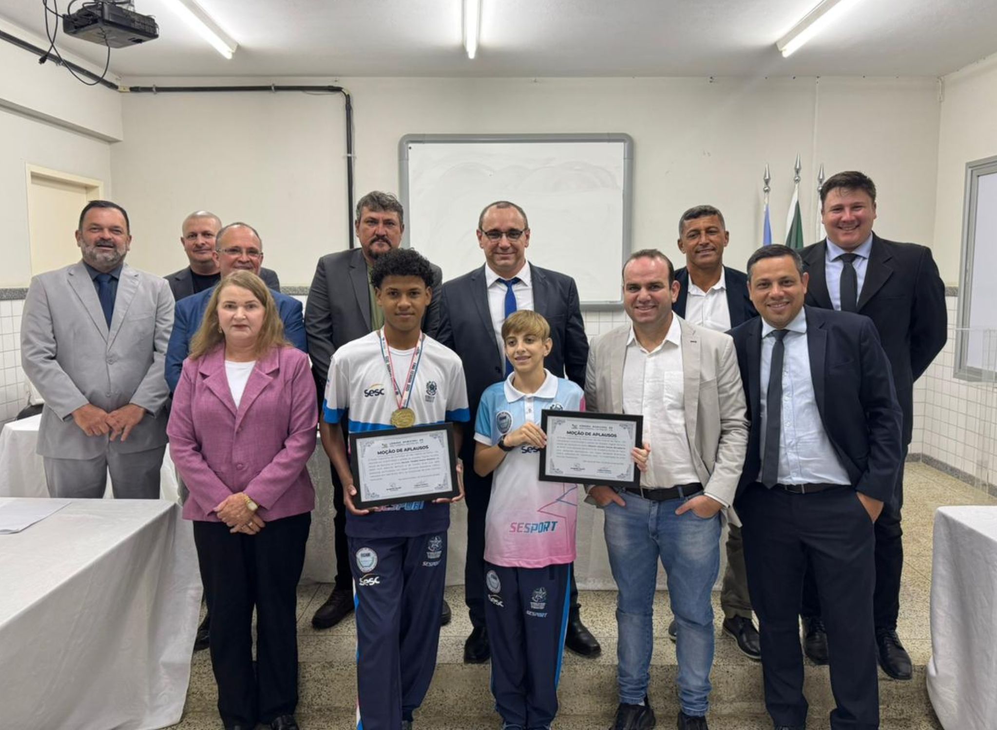 Atletas de São Gabriel da Palha recebem Moções de Aplausos por destaque nos JEB’s