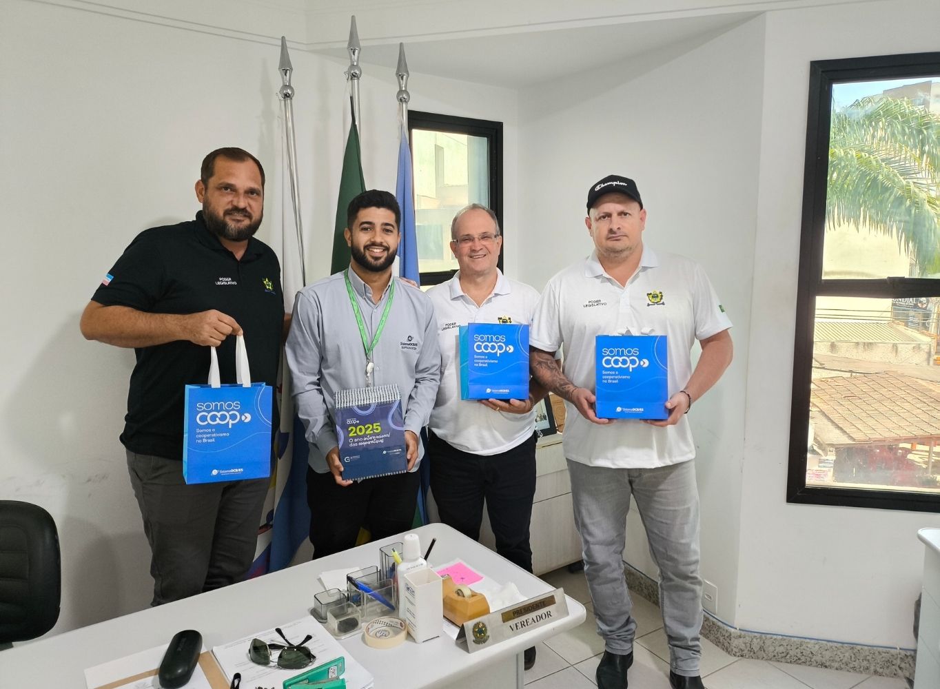 Imagem da notícia: Câmara de São Gabriel da Palha recebe representantes do Sistema OCB/ES para reunião institucional